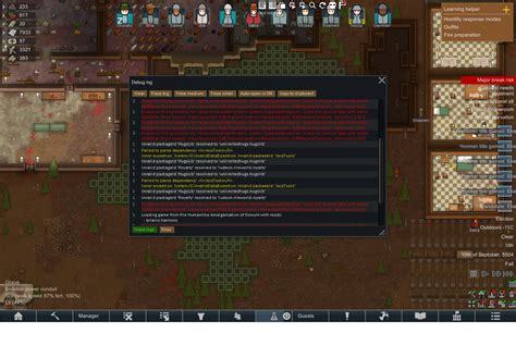 rimworld dev mode not working.